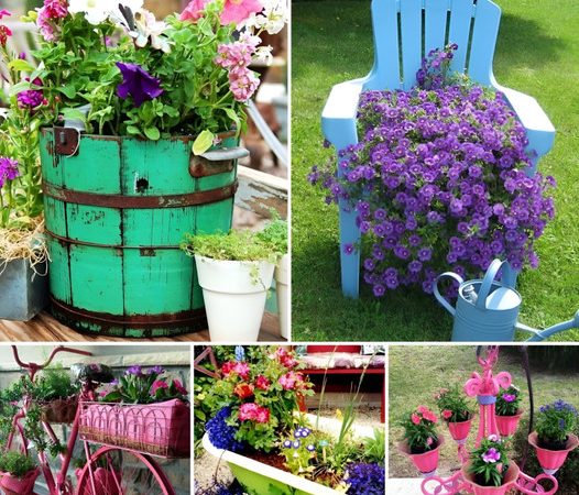 Revamp Your Garden with These 35 Creative DIY Ideas for Unique Plant Containers