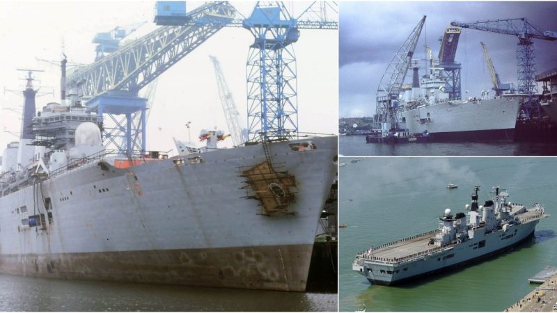 Fitting Out the Invincible-Class Aircraft Carrier ILLUSTRIOUS: A Swift Departure for the Falklands