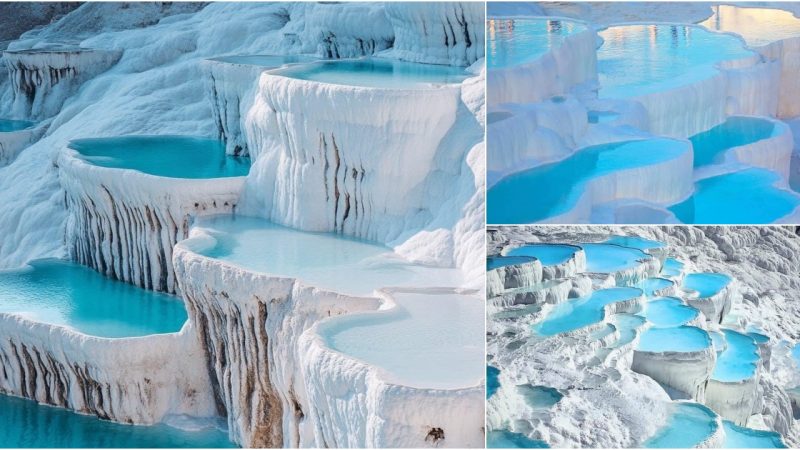 Natural Thermal Pools of Pamukkale, Turkey: A Stunning Geological Wonder